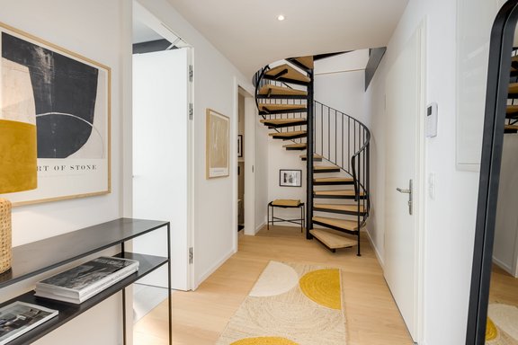 Maisonette über zwei Ebenen