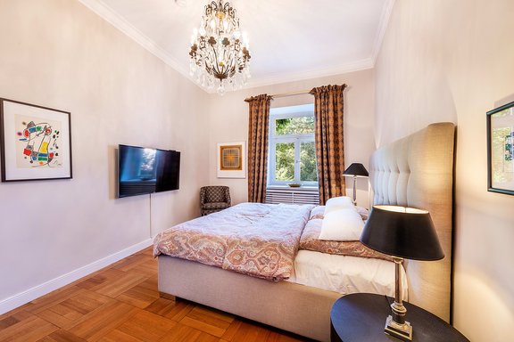 Schlafzimmer mit ruhiger Hofausrichtung