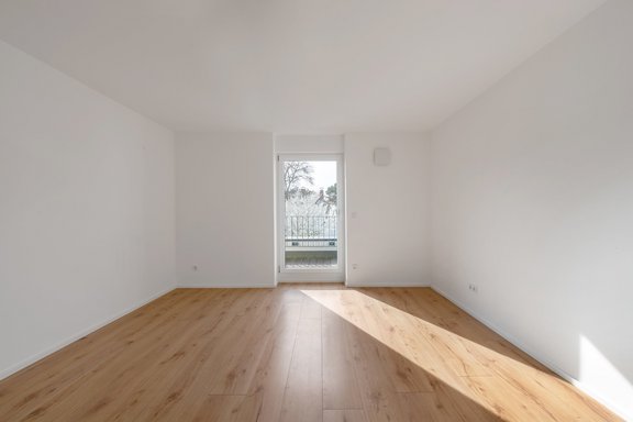 Helle Räume im Obergeschoss