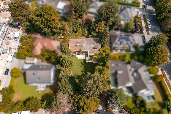 Grundstück Vogelperspektive