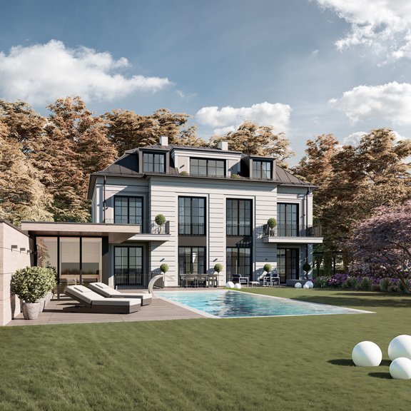 Villenentwurf - Visualisierung