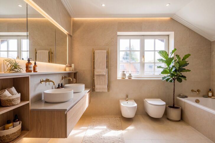 Masterbad en suite (visualisiert)