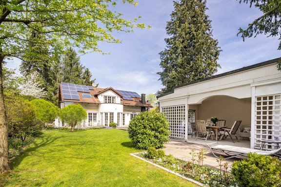 Sunny, sheltered garden