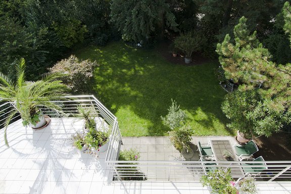 Blick in den Südgarten