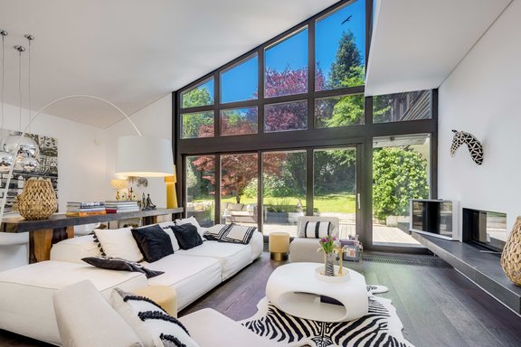 Glasfronten zum Garten