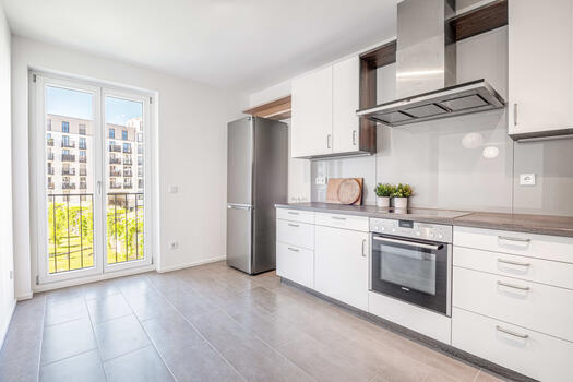 Kitchen with dining area