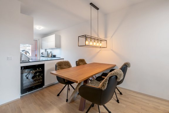 Essbereich vor der Küche