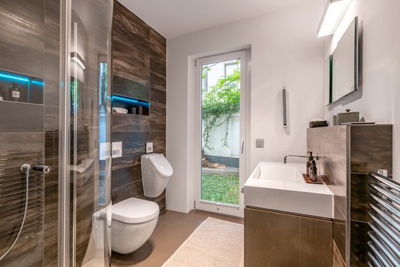 Modern bathroom on the ground floor