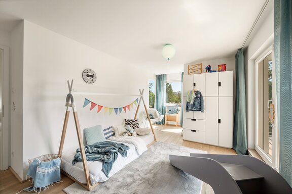 Eines der Kinderzimmer
