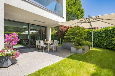 Familienfreundliche Gartenwohnung in direkter Parklage