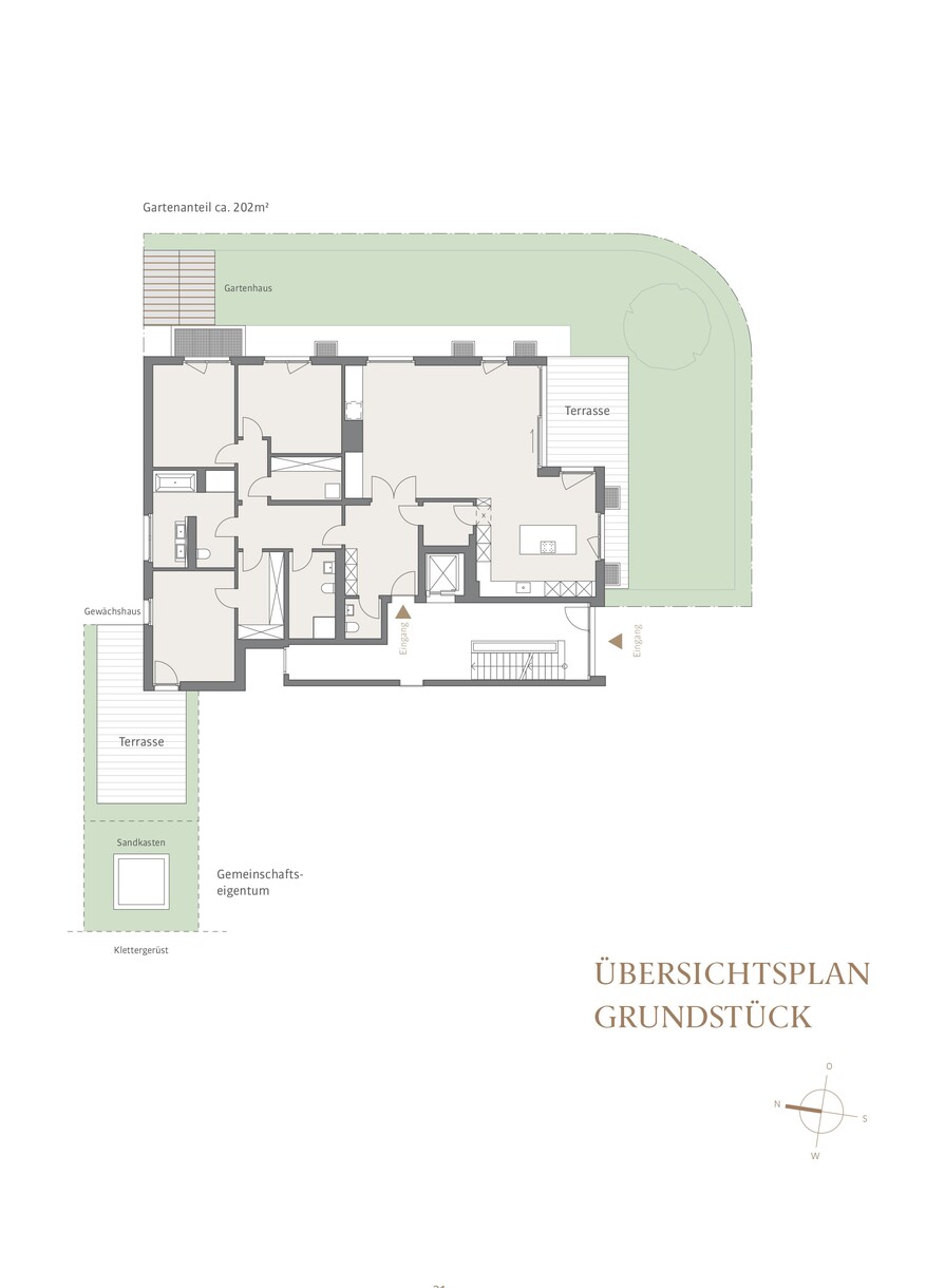 Grundriss Grundstücksanteil