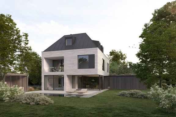 The architectural firm Jacob & Spreng designed a possible new building (visualized).