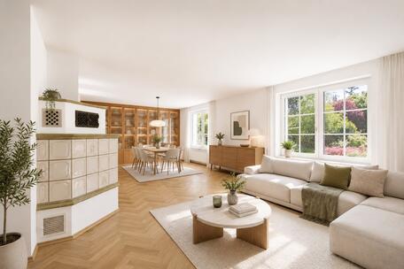 Family-friendly home with enchanting garden and further building rights on the plot
