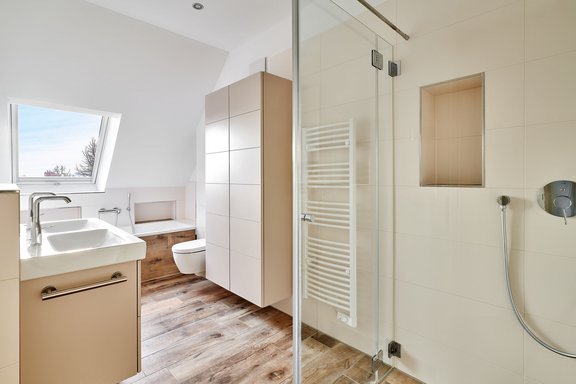 Zeitlos-elegantes Masterbad