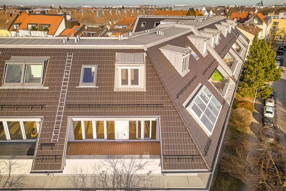 Privatsphäre im Dachgeschoss