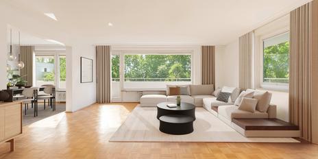 Familiengerechte 4-Zimmer-Wohnung mit charmanter Süd-West-Terrasse