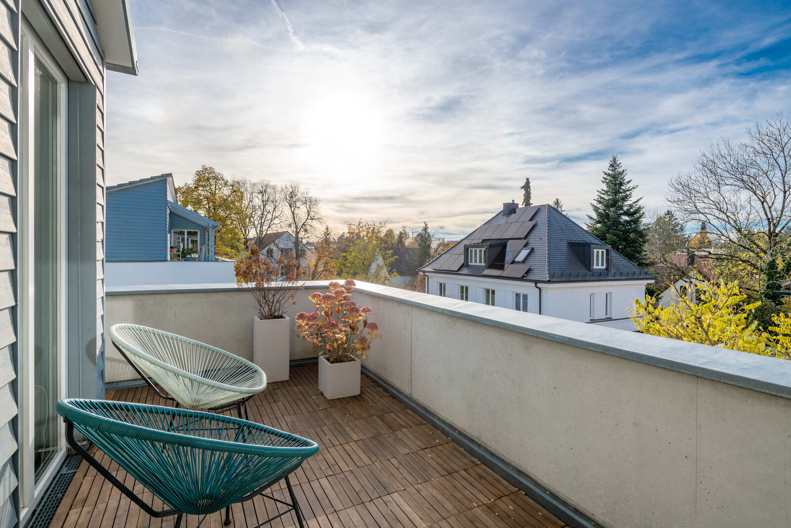 Dachterrasse mit Panoramablick