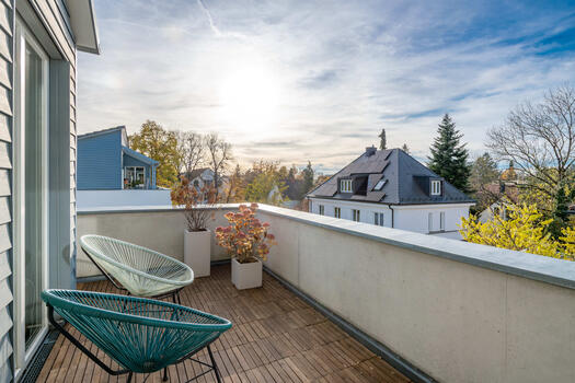 Dachterrasse mit Panoramablick