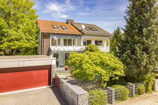 Half of the house with double garage