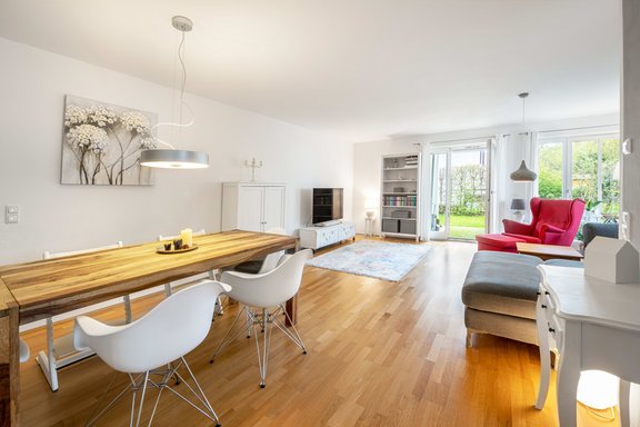 Wohnen mit Gartenblick