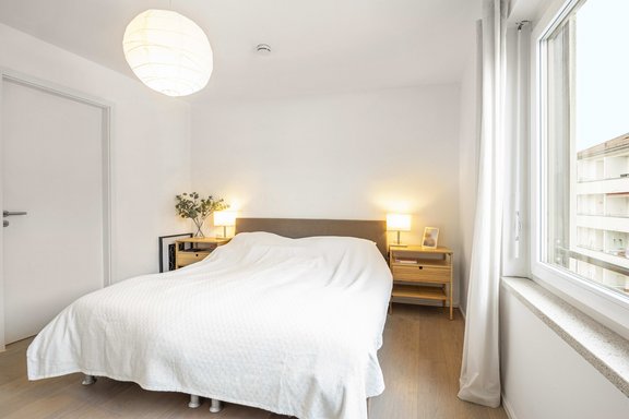 Schlafzimmer mit Ensuite-Bad