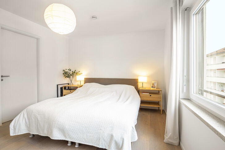 Schlafzimmer mit Ensuite-Bad