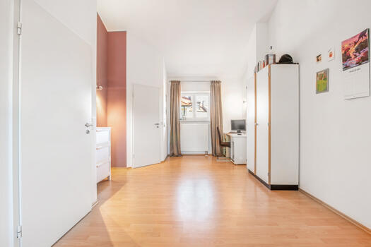 Large, airy attic studio