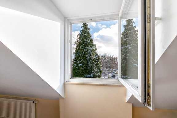 Schlafzimmer mit Aussicht