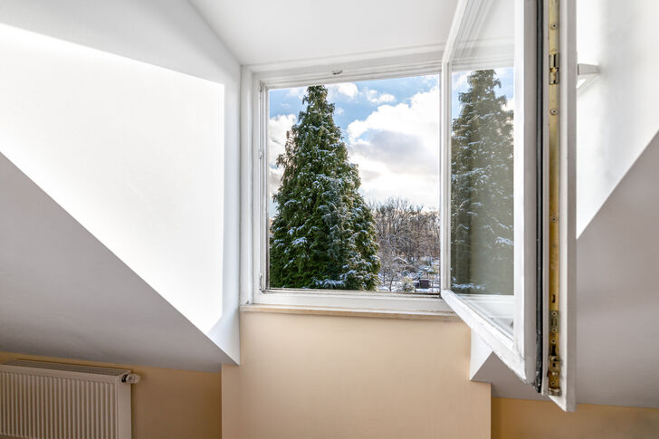 Schlafzimmer mit Aussicht