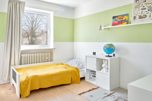 Two children's rooms on the upper floor
