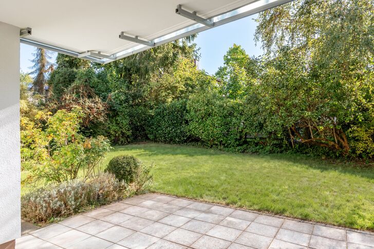 Hübsch angelegter Garten