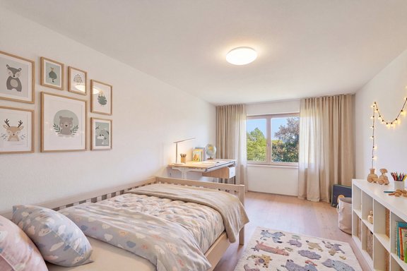 Freundlicher Kinderbereich (Visualisierung)