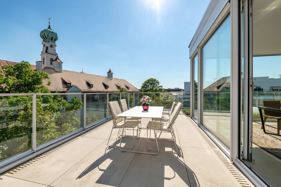 Panoramic views over Gern