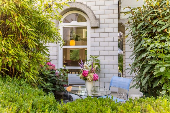 Enchanting breakfast terrace