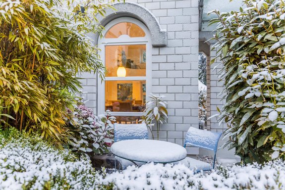 Enchanting breakfast terrace