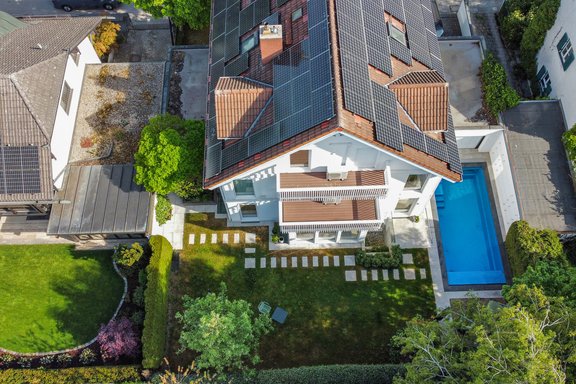 Exclusive villa neighborhood on Normannenplatz in Bogenhausen
