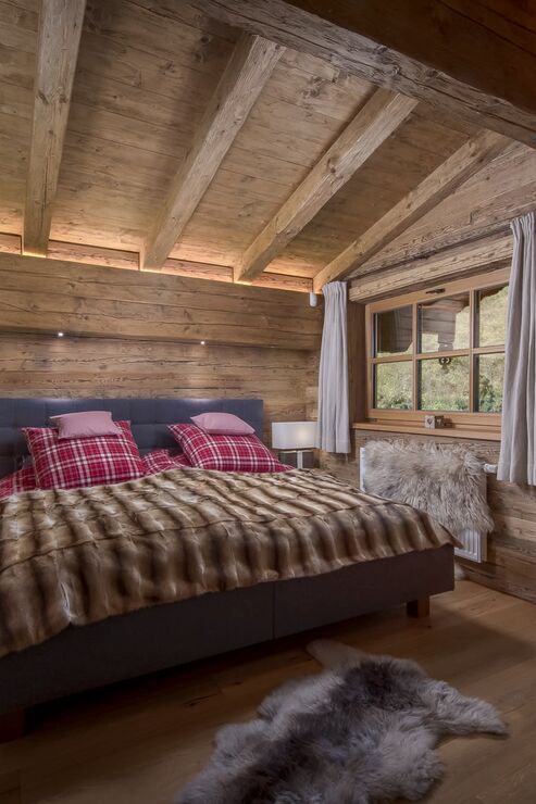 Gemütliches Schlafzimmer im Chalet