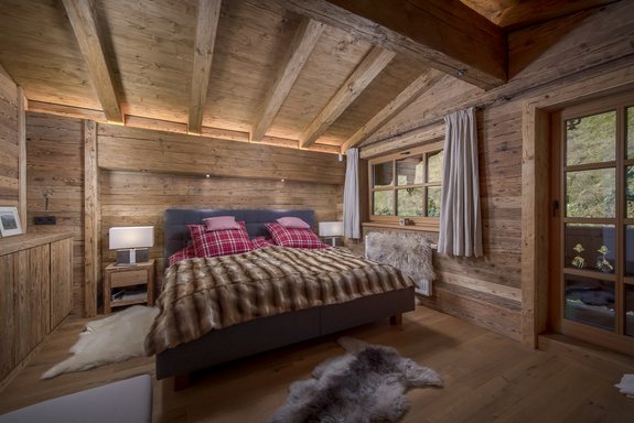 Gemütliches Schlafzimmer im Chalet