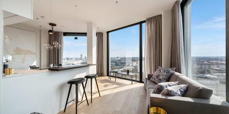 Friends Tower: Atemberaubendes Stadtdomizil mit exklusiver Ausstattung und Alpenpanorama