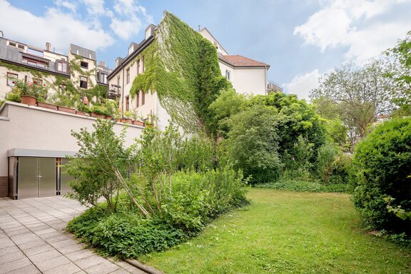 Idyllischer Gemeinschaftsgarten