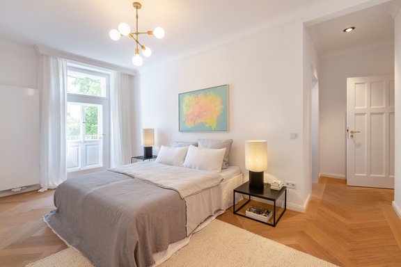 Schlafzimmer mit Ankleide