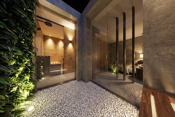 A Wellness Oasis for Peace and Relaxation (Visualization)