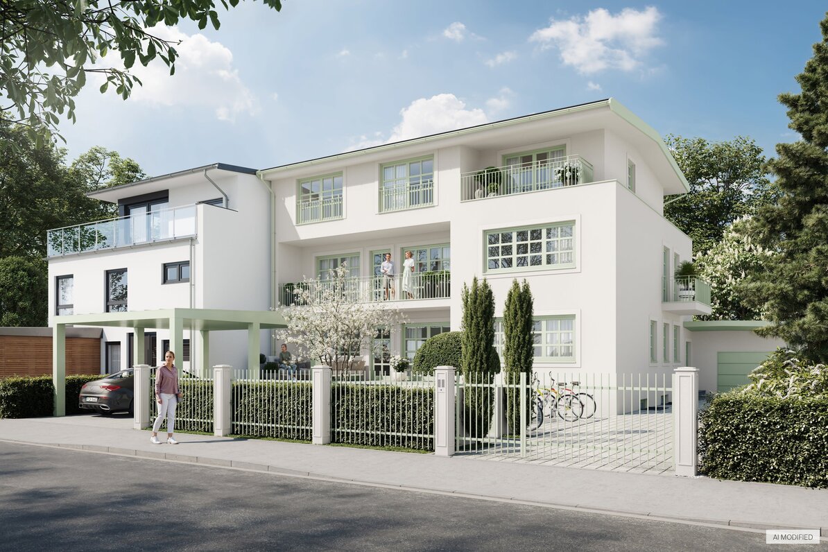 Gartenwohnung in Stadtvilla (Visualisierung)