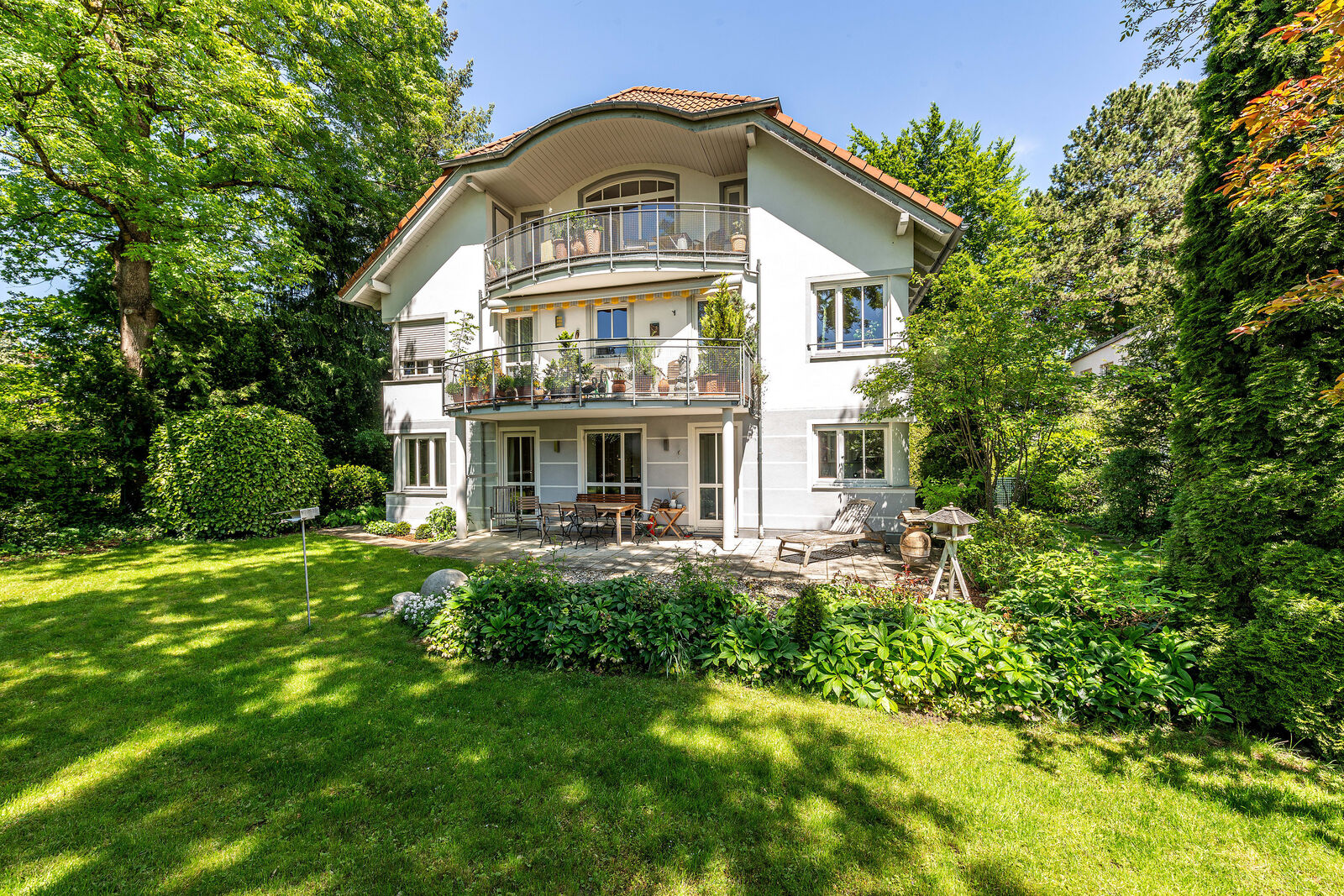 Außenansicht des Mehrfamilienhauses