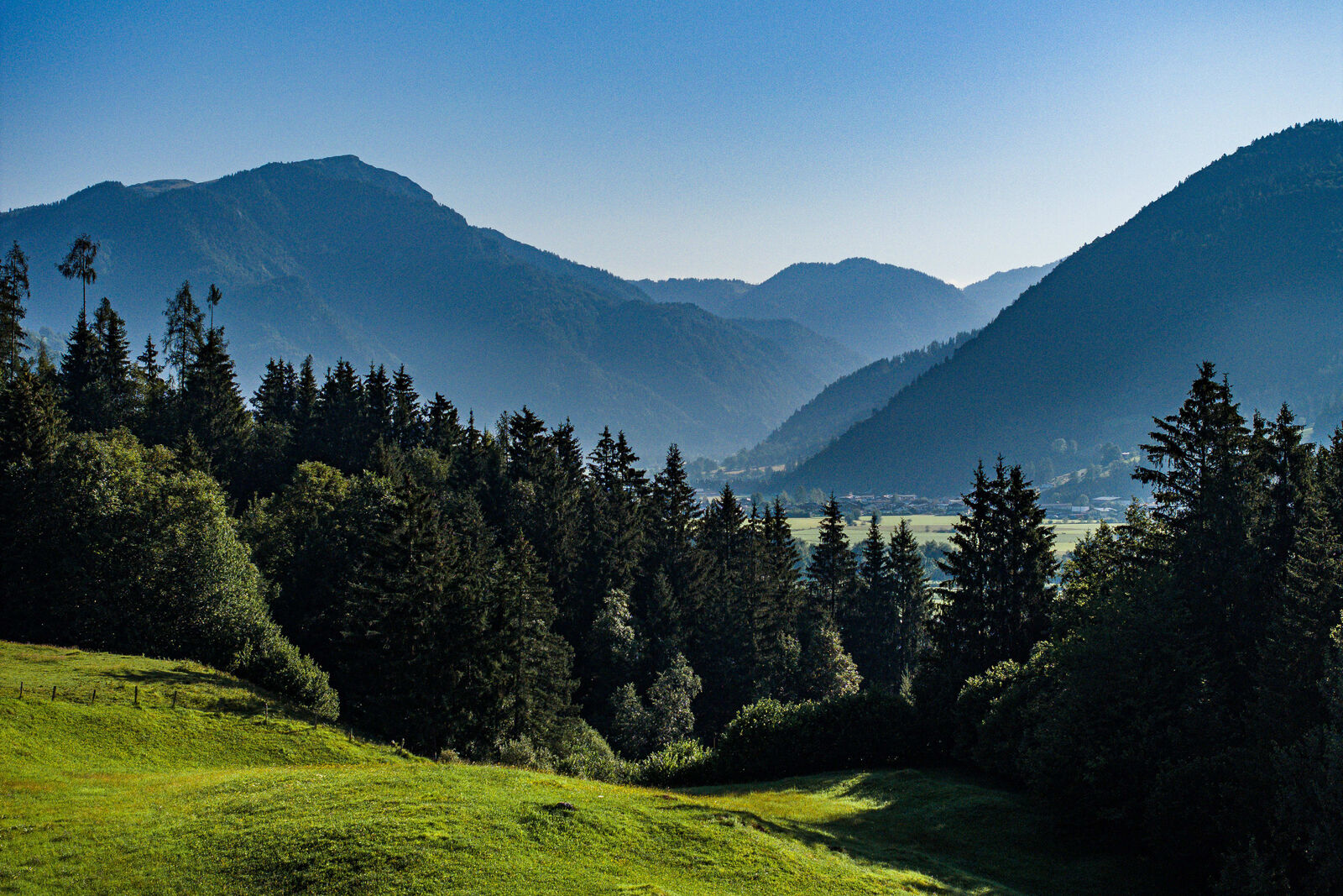 Idyllische Nachbarschaft