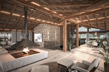 Offener Wohn- Essbereich