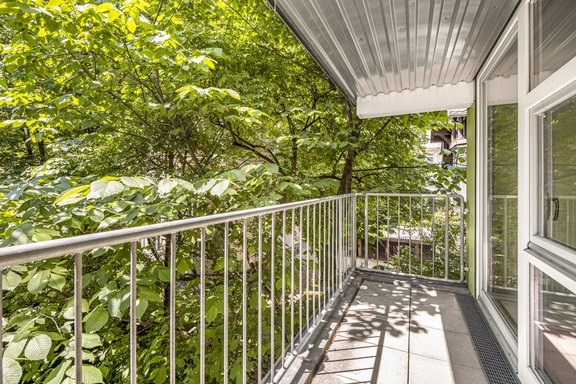 Balkon vor dem Schlafzimmer