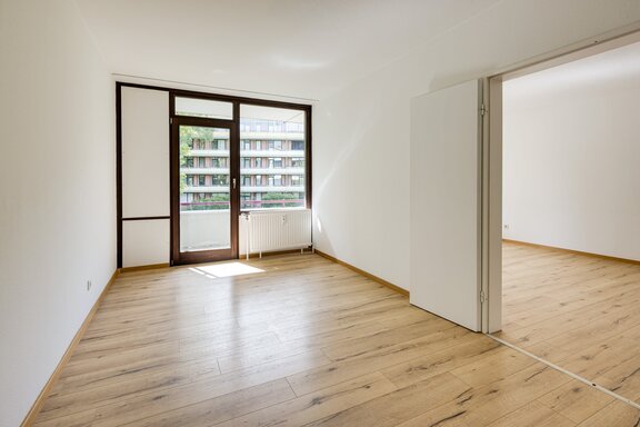 Bedroom with floor space
