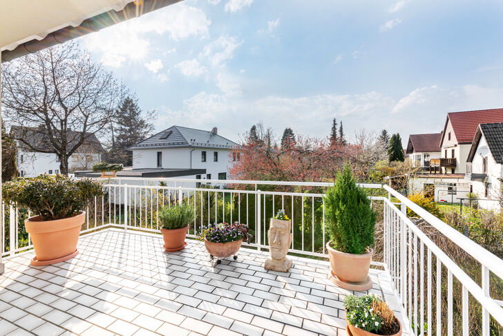 Terrasse mit West-Ausrichtung