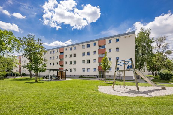 Großzügige Grünanlagen